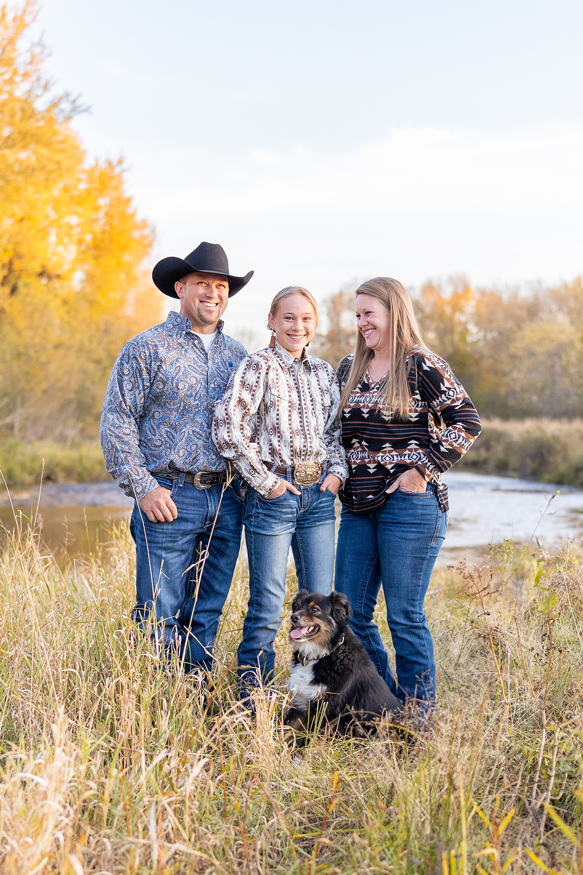 western family photos at river in merrill wi
