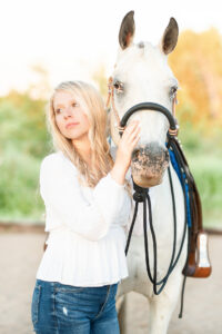 girl with her POA pony birnamwood WI